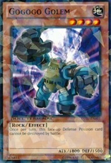 Gogogo Golem Duel Terminal 7 Yu-Gi-Oh! card