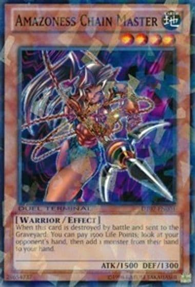 Amazoness Chain Master Duel Terminal 7 Yu-Gi-Oh! card