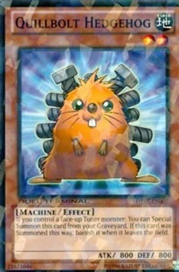 Quillbolt Hedgehog Duel Terminal 7 Yu-Gi-Oh! card