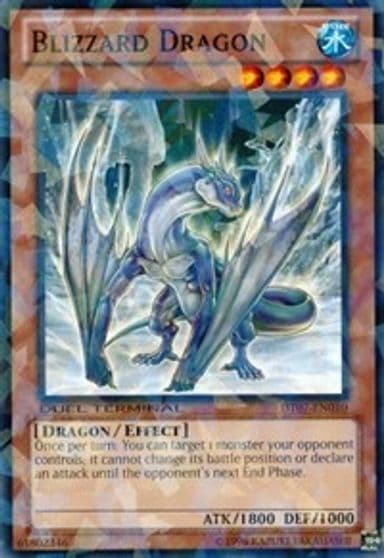 Blizzard Dragon Duel Terminal 7 Yu-Gi-Oh! card