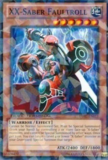 XX Saber Faultroll Duel Terminal 7 Yu-Gi-Oh! card