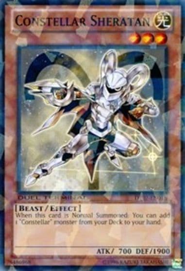 Constellar Sheratan Duel Terminal 7 Yu-Gi-Oh! card