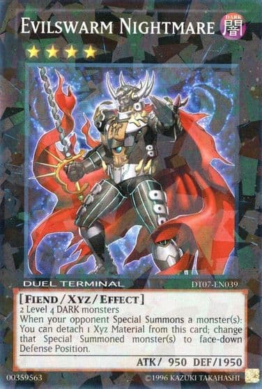 Evilswarm Nightmare Duel Terminal 7 Yu-Gi-Oh! card
