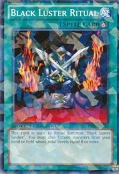 Black Luster Ritual Duel Terminal 7 Yu-Gi-Oh! card