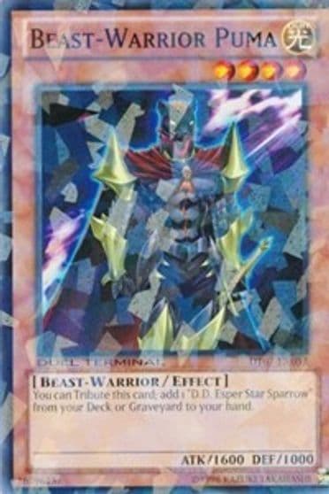 Beast Warrior Puma Duel Terminal 7 Yu-Gi-Oh! card