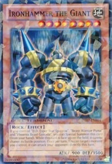 Ironhammer the Giant Duel Terminal 7 Yu-Gi-Oh! card
