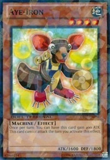 Aye Iron Duel Terminal 7 Yu-Gi-Oh! card