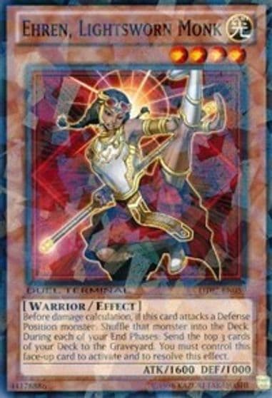 Ehren Lightsworn Monk Duel Terminal 7 Yu-Gi-Oh! card