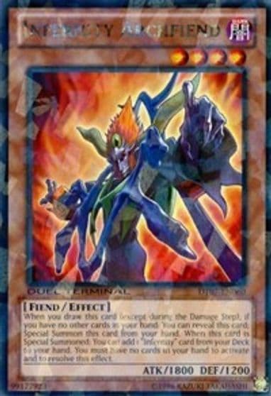 Infernity Archfiend Duel Terminal 7 Yu-Gi-Oh! card