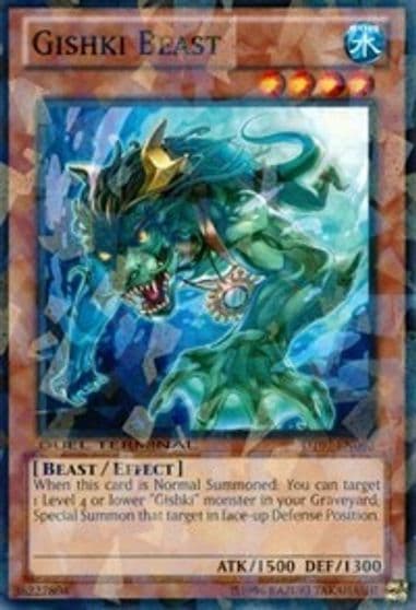 Gishki Beast Duel Terminal 7 Yu-Gi-Oh! card