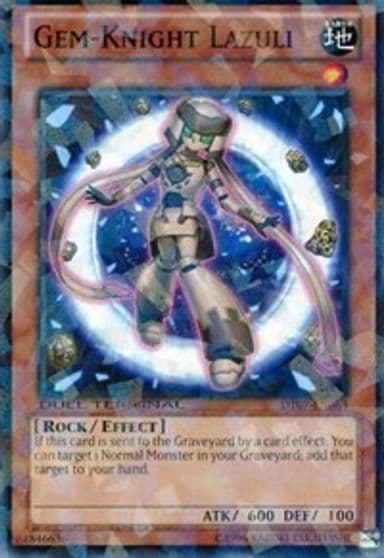 Gem Knight Lazuli Duel Terminal 7 Yu-Gi-Oh! card
