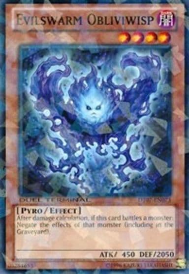 Evilswarm Obliviwisp Duel Terminal 7 Yu-Gi-Oh! card