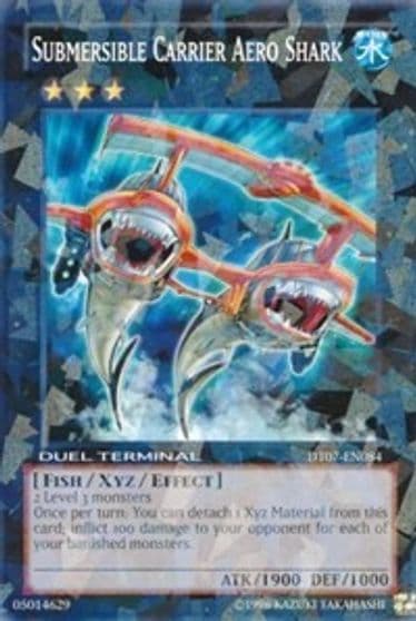 Submersible Carrier Aero Shark Duel Terminal 7 Yu-Gi-Oh! card