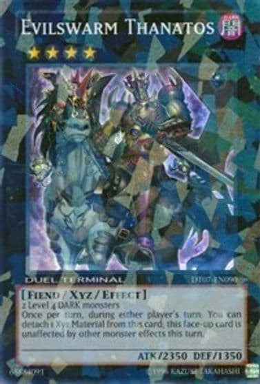 Evilswarm Thanatos Duel Terminal 7 Yu-Gi-Oh! card
