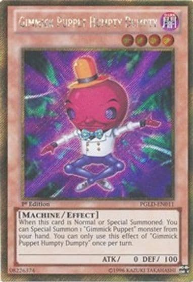 Gimmick Puppet Humpty Dumpty Premium Gold Yu-Gi-Oh! card