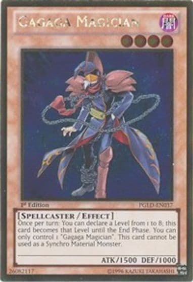 Gagaga Magician Premium Gold Yu-Gi-Oh! card