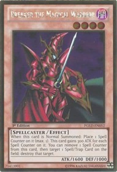 Breaker the Magical Warrior Premium Gold Yu-Gi-Oh! card