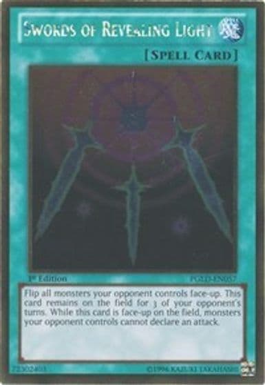 Swords of Revealing Light Premium Gold Yu-Gi-Oh! card