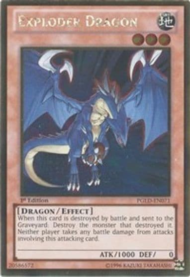 Exploder Dragon Premium Gold Yu-Gi-Oh! card