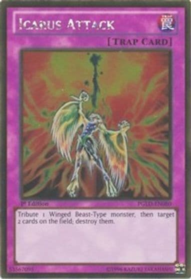 Icarus Attack Premium Gold Yu-Gi-Oh! card