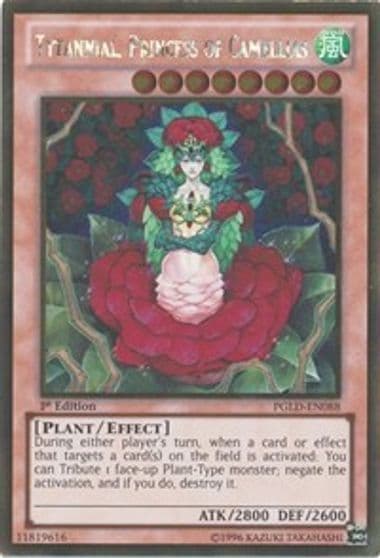 Tytannial Princess of Camellias Premium Gold Yu-Gi-Oh! card