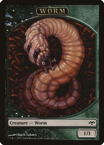 Worm Token Eventide Magic card