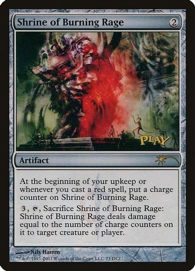 Shrine of Burning Rage WPN & Gateway Promos Magic card