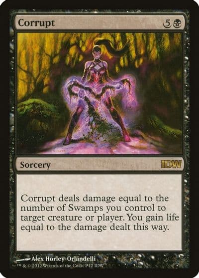 Corrupt IDW Comics 2013 Media Promos Magic card