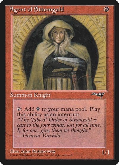 Agent of Stromgald Alliances Magic card