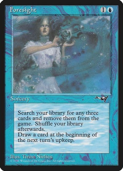 Foresight White Dress Alliances Magic card