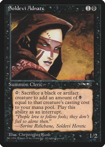 Soldevi Adnate Woman Alliances Magic card