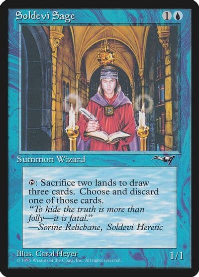Soldevi Sage 2 Candles Alliances Magic card