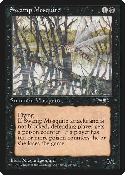 Swamp Mosquito Fallen Tree Alliances Magic card
