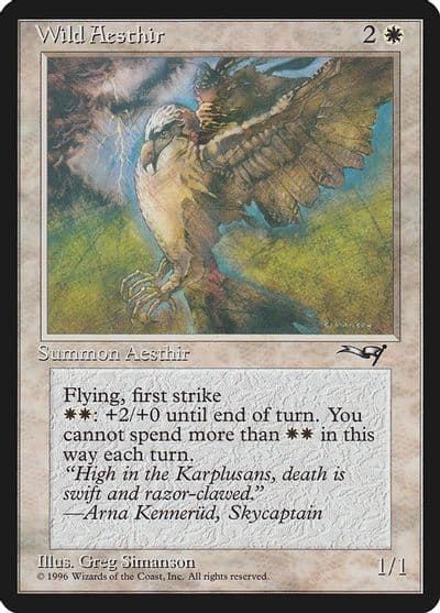 Wild Aesthir Alliances Magic card