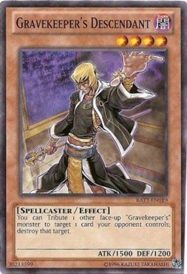 Gravekeepers Descendant Starfoil Battle Pack Tournament Prize Cards Yu-Gi-Oh! card
