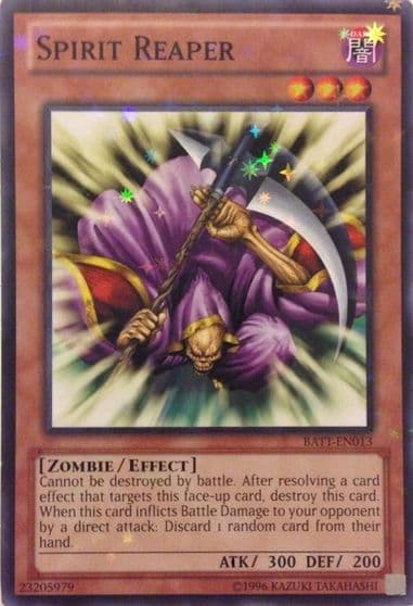 Spirit Reaper Starfoil Battle Pack Tournament Prize Cards Yu-Gi-Oh! card