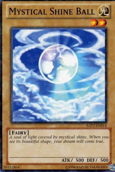 Mystical Shine Ball Starfoil Battle Pack Tournament Prize Cards Yu-Gi-Oh! card