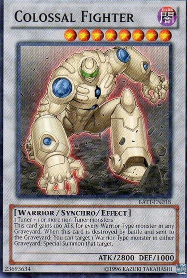 Colossal Fighter Starfoil Battle Pack Tournament Prize Cards Yu-Gi-Oh! card