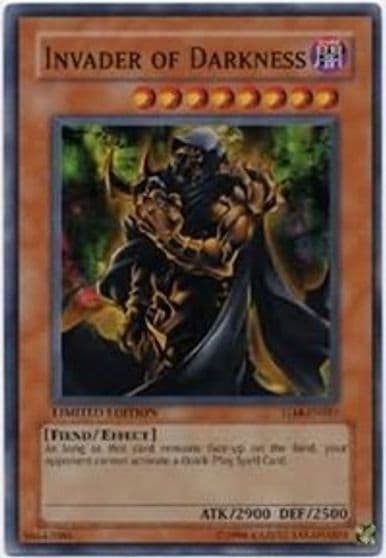 Invader of Darkness The Lost Millennium Yu-Gi-Oh! card