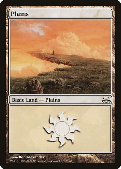 Plains 28 Duel Decks: Divine vs. Demonic Magic card
