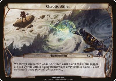 Chaotic Aether Planechase 2012 Oversize Cards Magic card