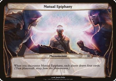 Mutual Epiphany Planechase 2012 Oversize Cards Magic card