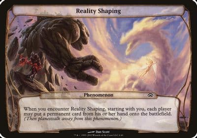 Reality Shaping Planechase 2012 Oversize Cards Magic card