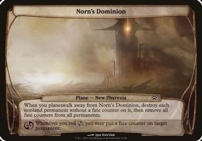 Norns Dominion Planechase 2012 Oversize Cards Magic card