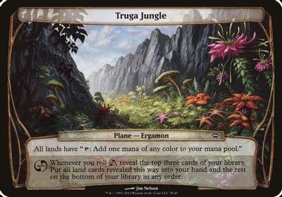 Truga Jungle Planechase 2012 Oversize Cards Magic card