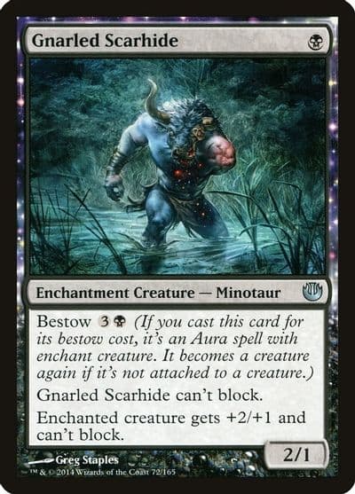 Gnarled Scarhide Journey Into Nyx Magic card