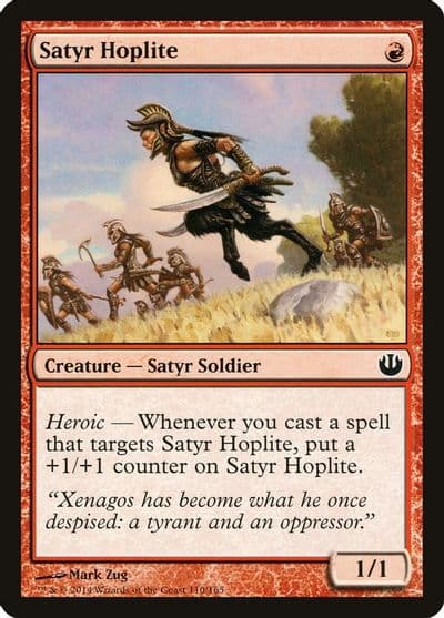Satyr Hoplite Journey Into Nyx Magic card