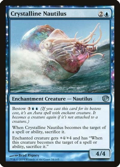 Crystalline Nautilus Journey Into Nyx Magic card
