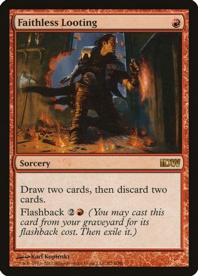 Faithless Looting IDW Comics 2012 Media Promos Magic card