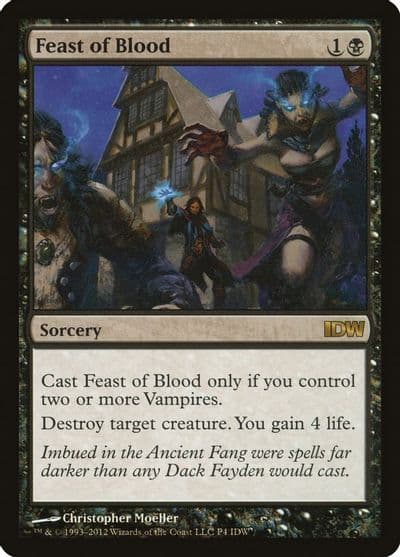 Feast of Blood IDW Comics 2012 Media Promos Magic card